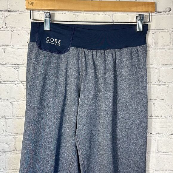 Gore Running Wear Blue Gray Activewear Training Cycling Pants size M Medium - Picture 2 of 8